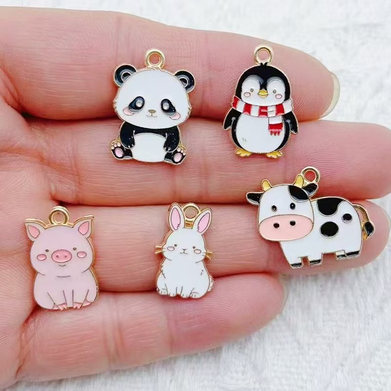 10pcs Cartoon Penguin Panda DI - đánh giá và giá Wedding Yes
