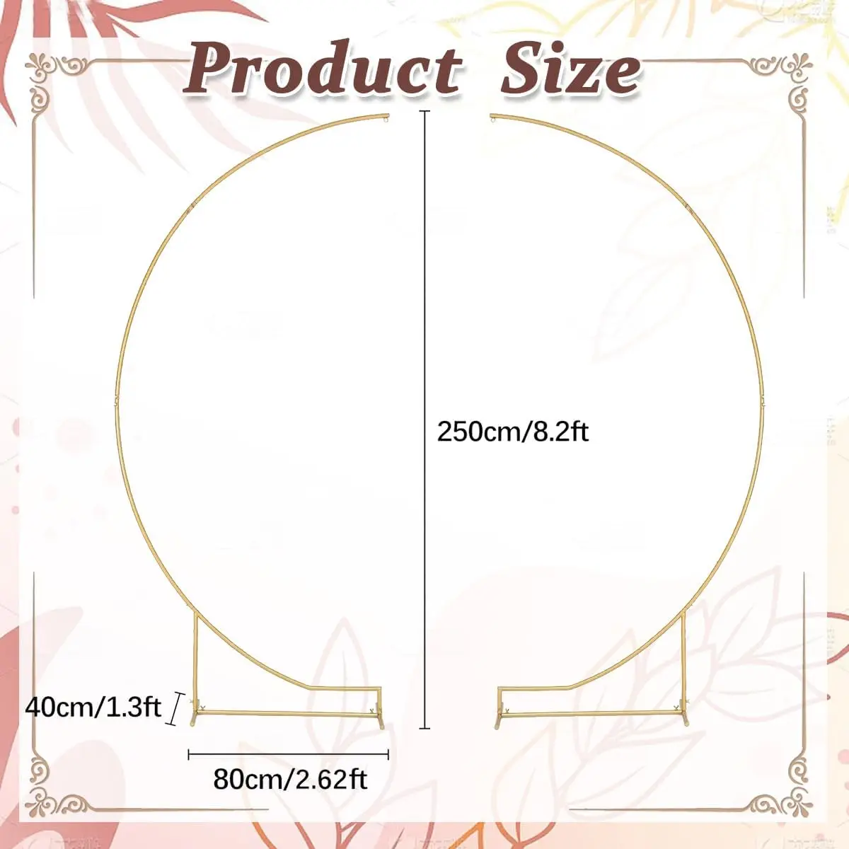 4pcs Half Curved Wedding Arch  - đánh giá và giá Wedding Balloon Arch
