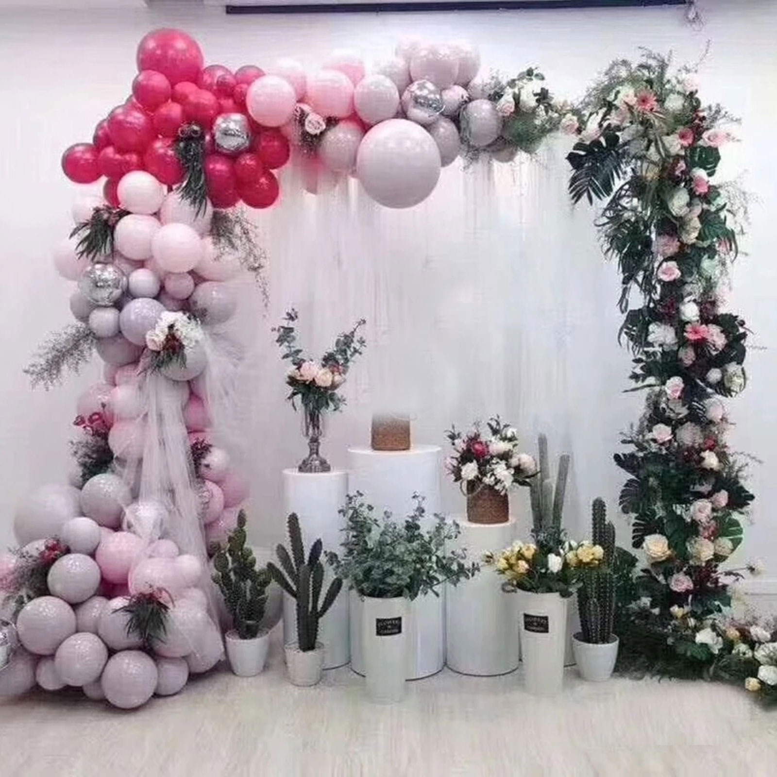 2.1x2m / 79x83inch Gold Weddin - đánh giá và giá Wedding Balloon Arch