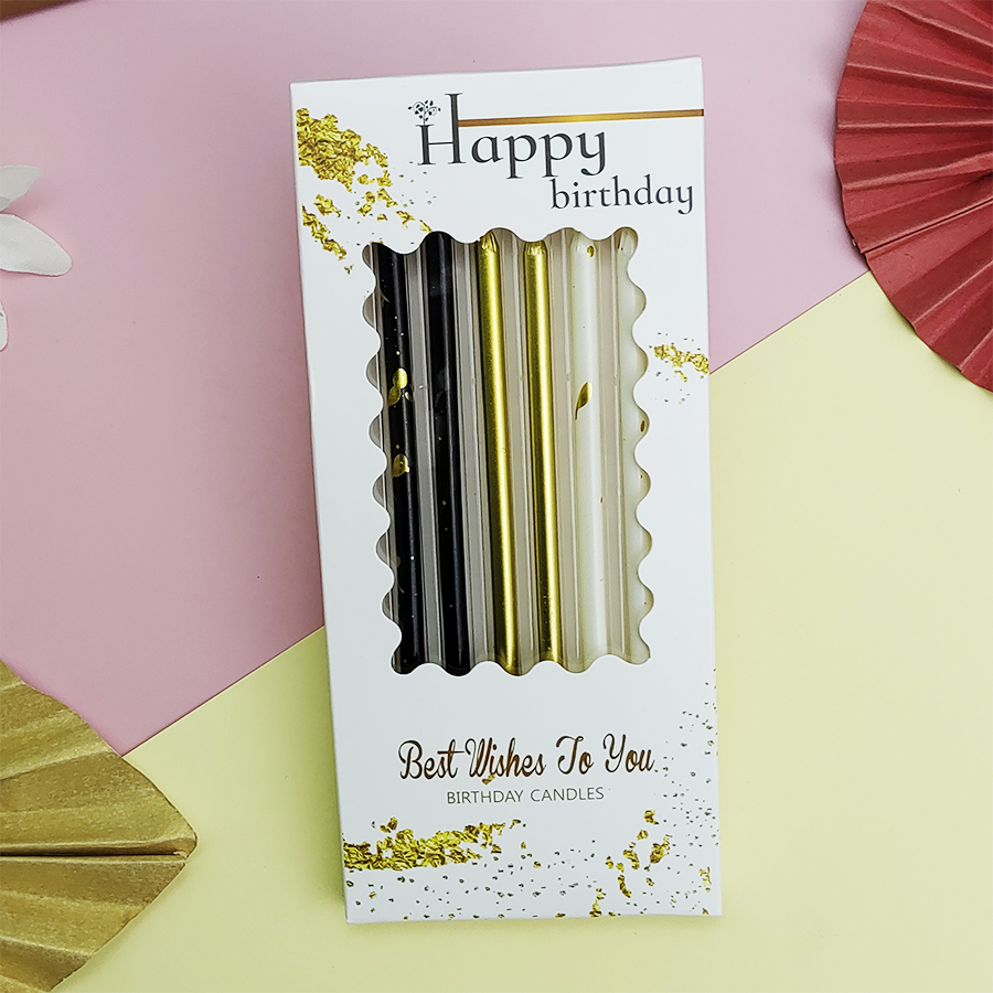 6 PCS Candles Happy Birthday C - đánh giá và giá Unity Candle Set