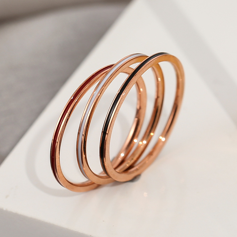 Titanium Steel Rose Gold Color - đánh giá và giá Wedding Zone