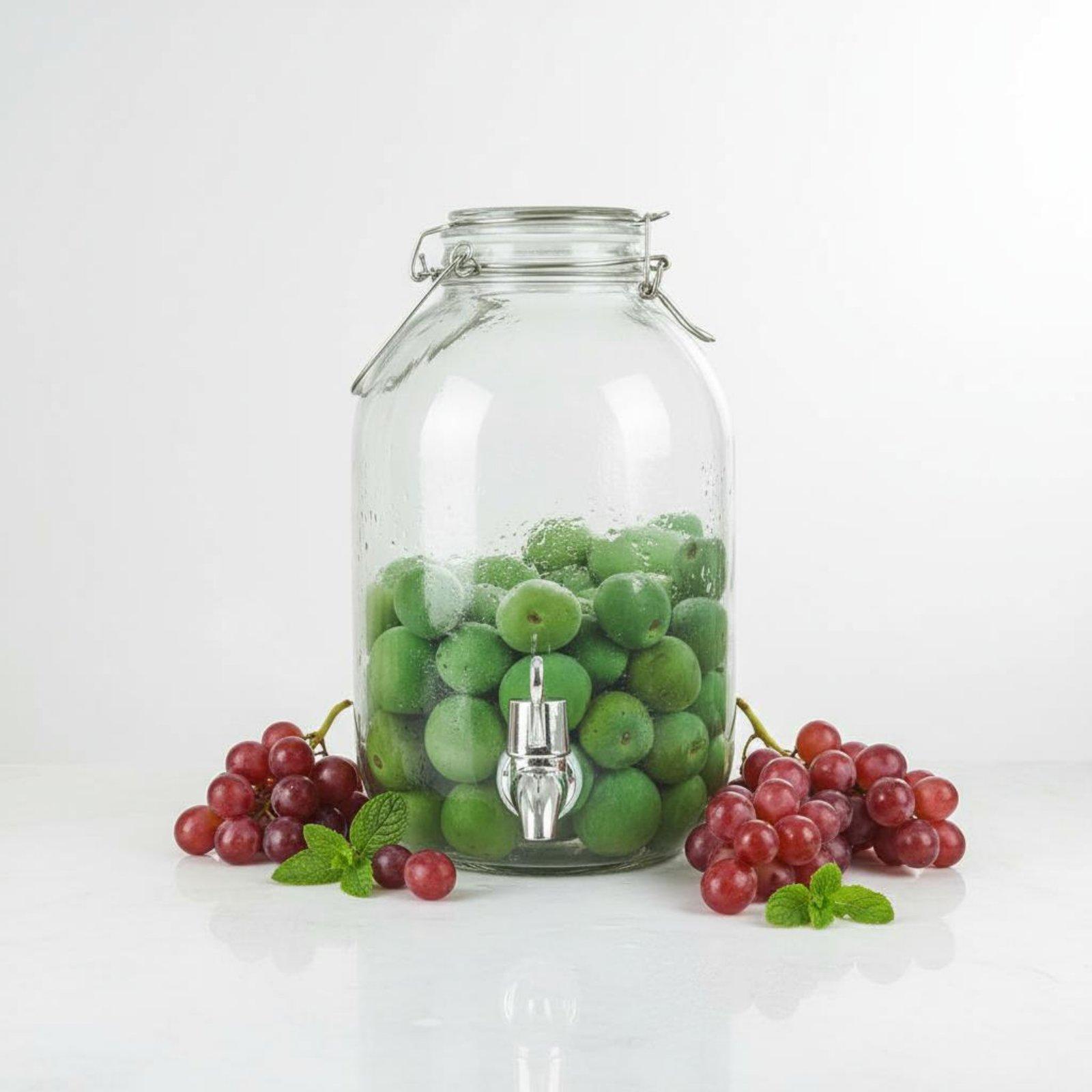 Glass Jar with Spigot Large Dr - đánh giá và giá Wedding Tap