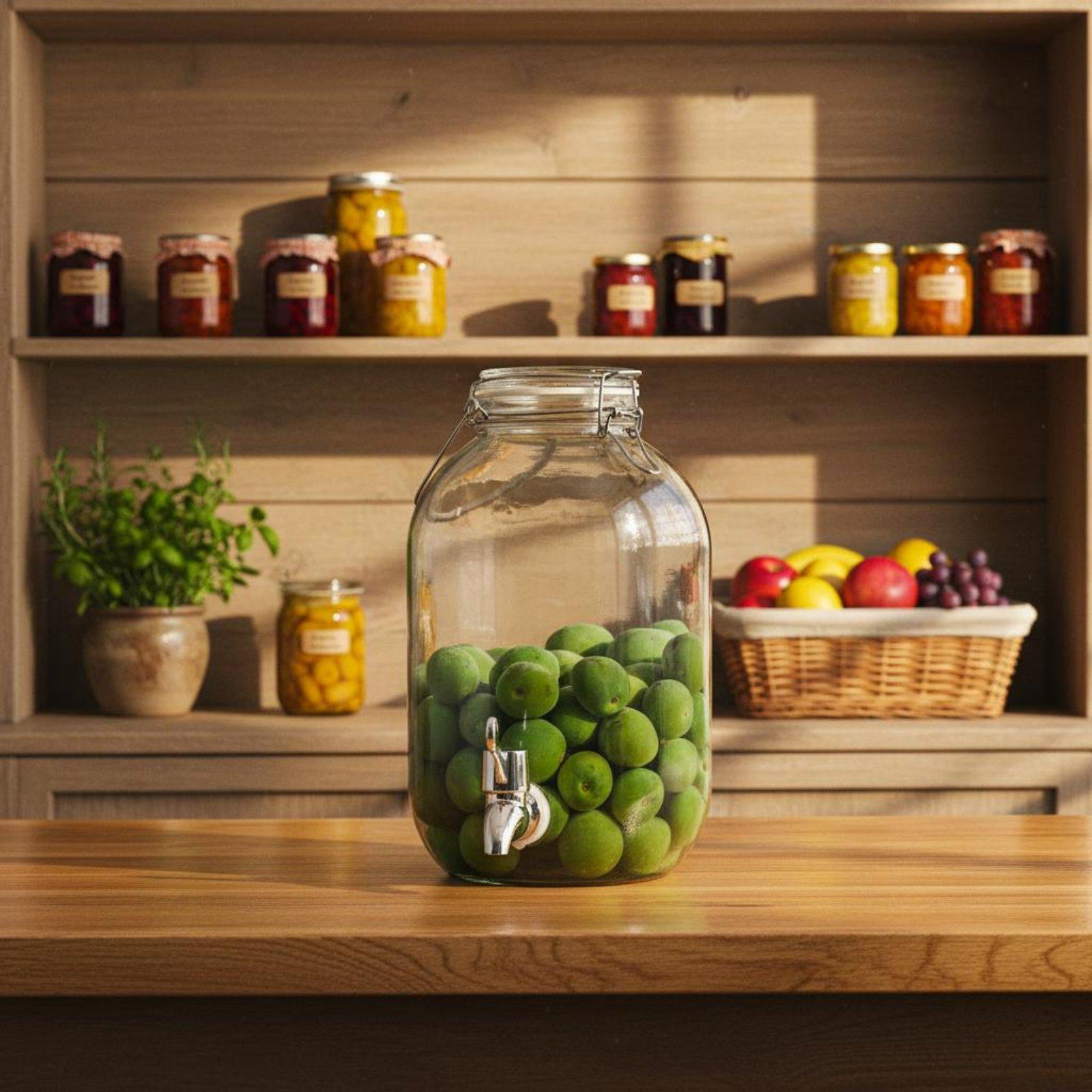Glass Jar with Spigot Large Dr - đánh giá và giá Wedding Tap